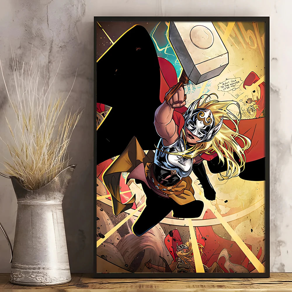 Tableau Thor Marvel Salon
