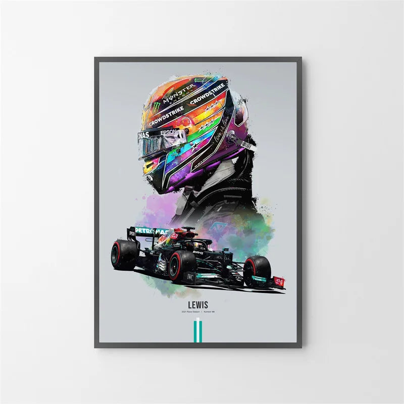 Tableau Formule 1 Lewis Hamilton