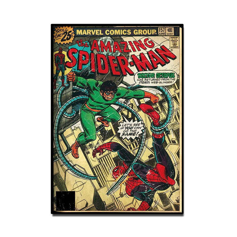 Tableau Dc Comics Spiderman Vintage