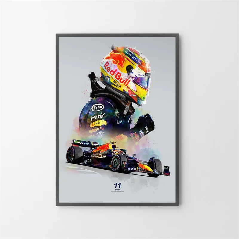 Tableau Formule 1 Redbull Déco