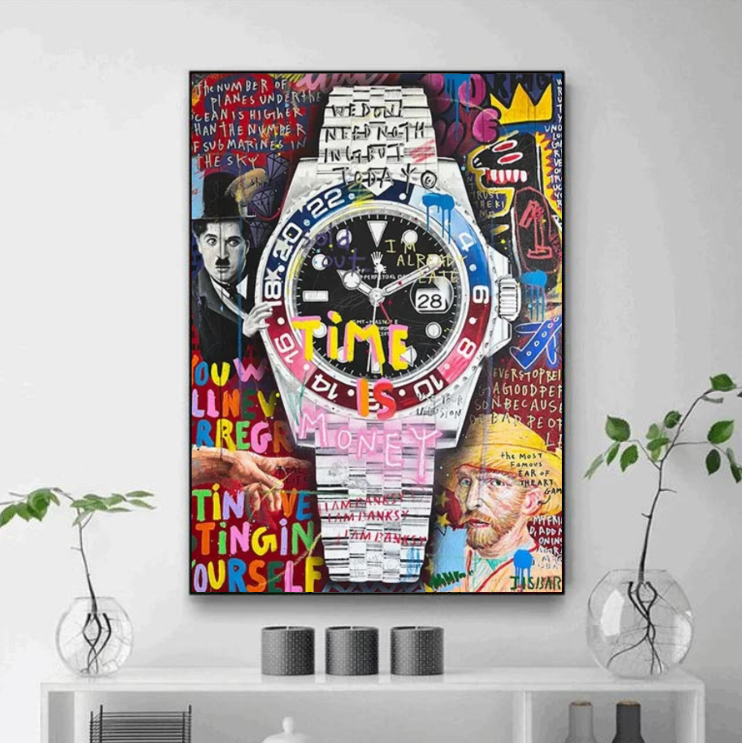 Tableau Rolex déco Murale