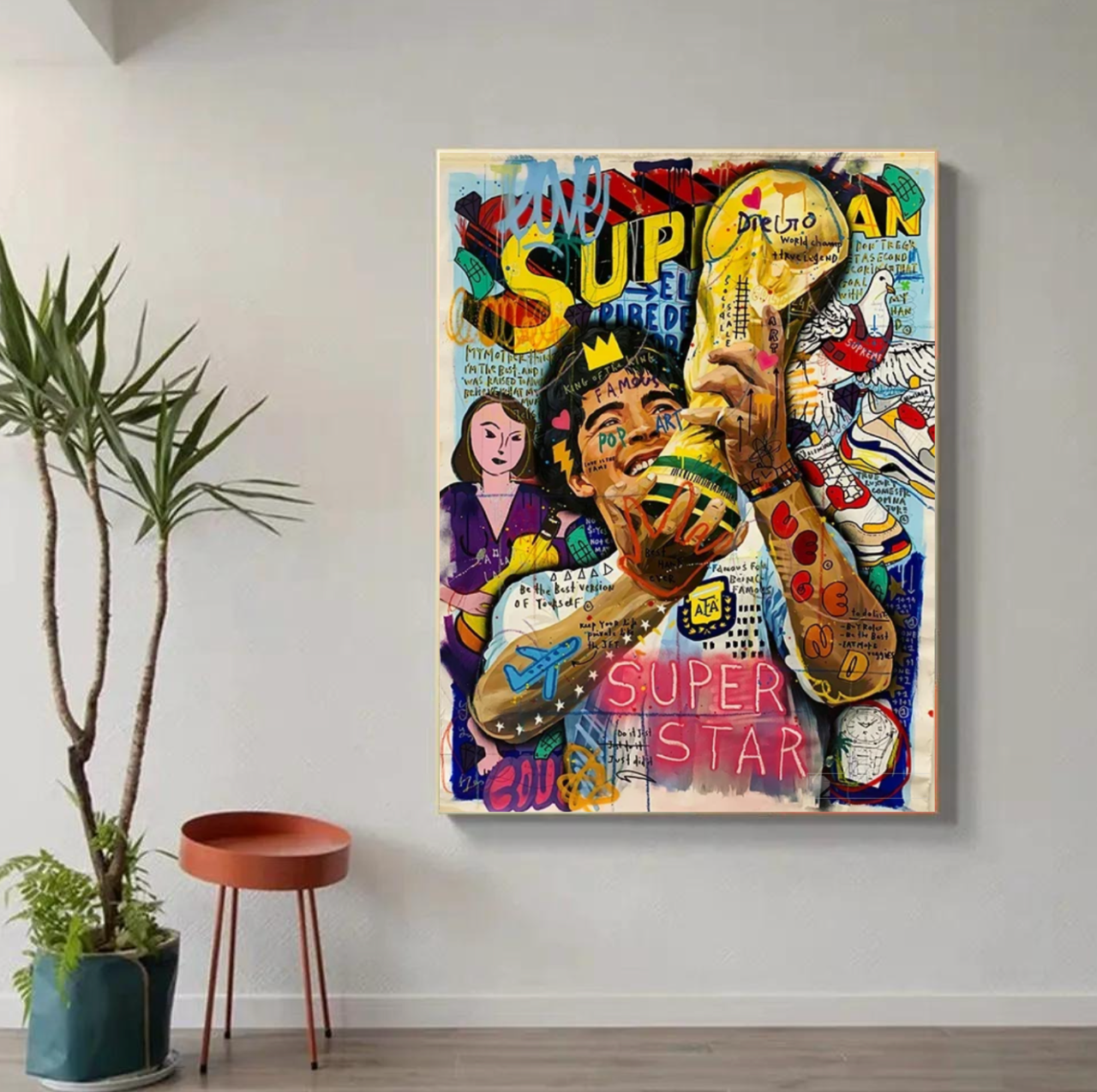 Tableau Maradona Moderne