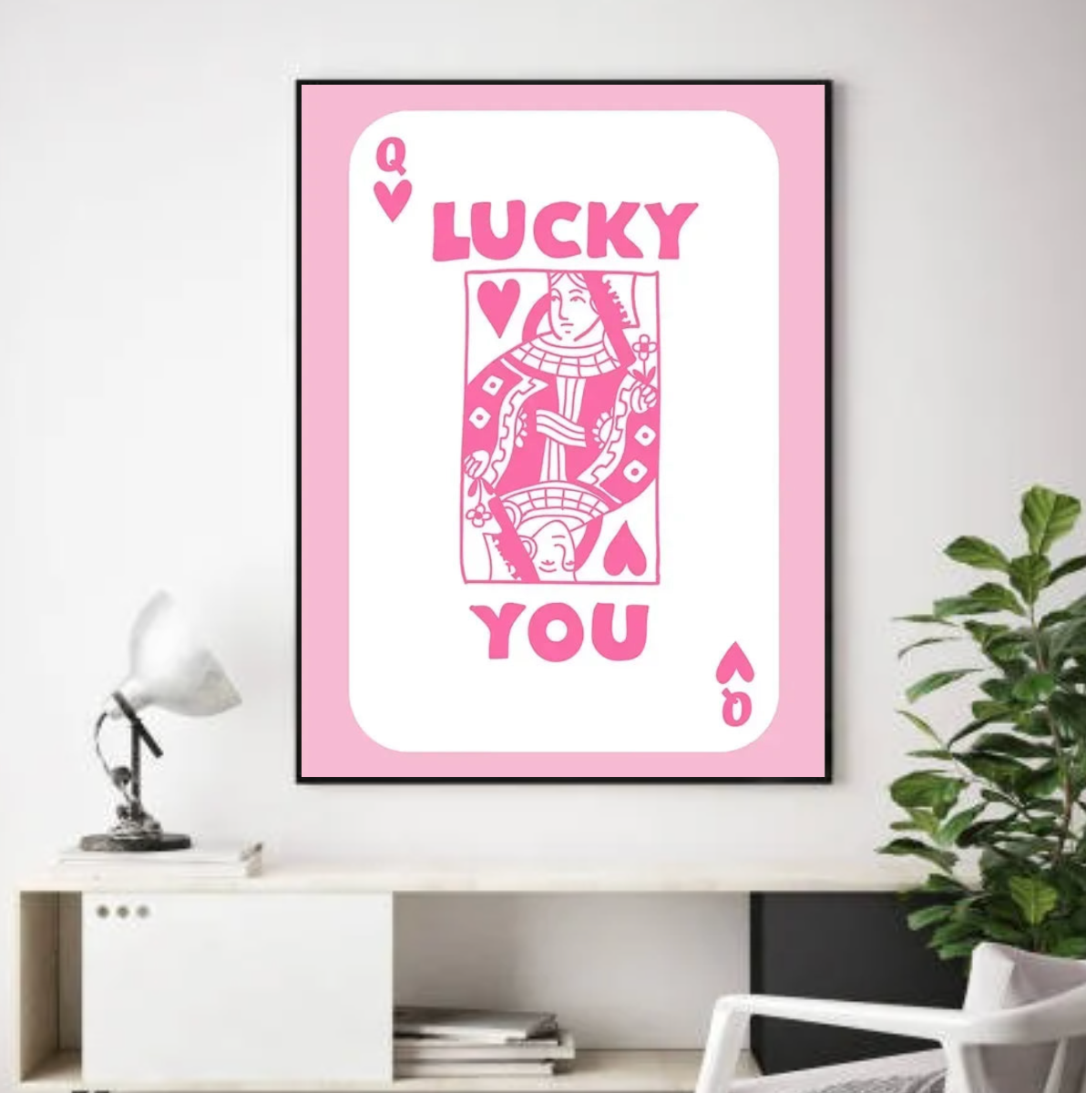 Tableau Déco Carte Reine