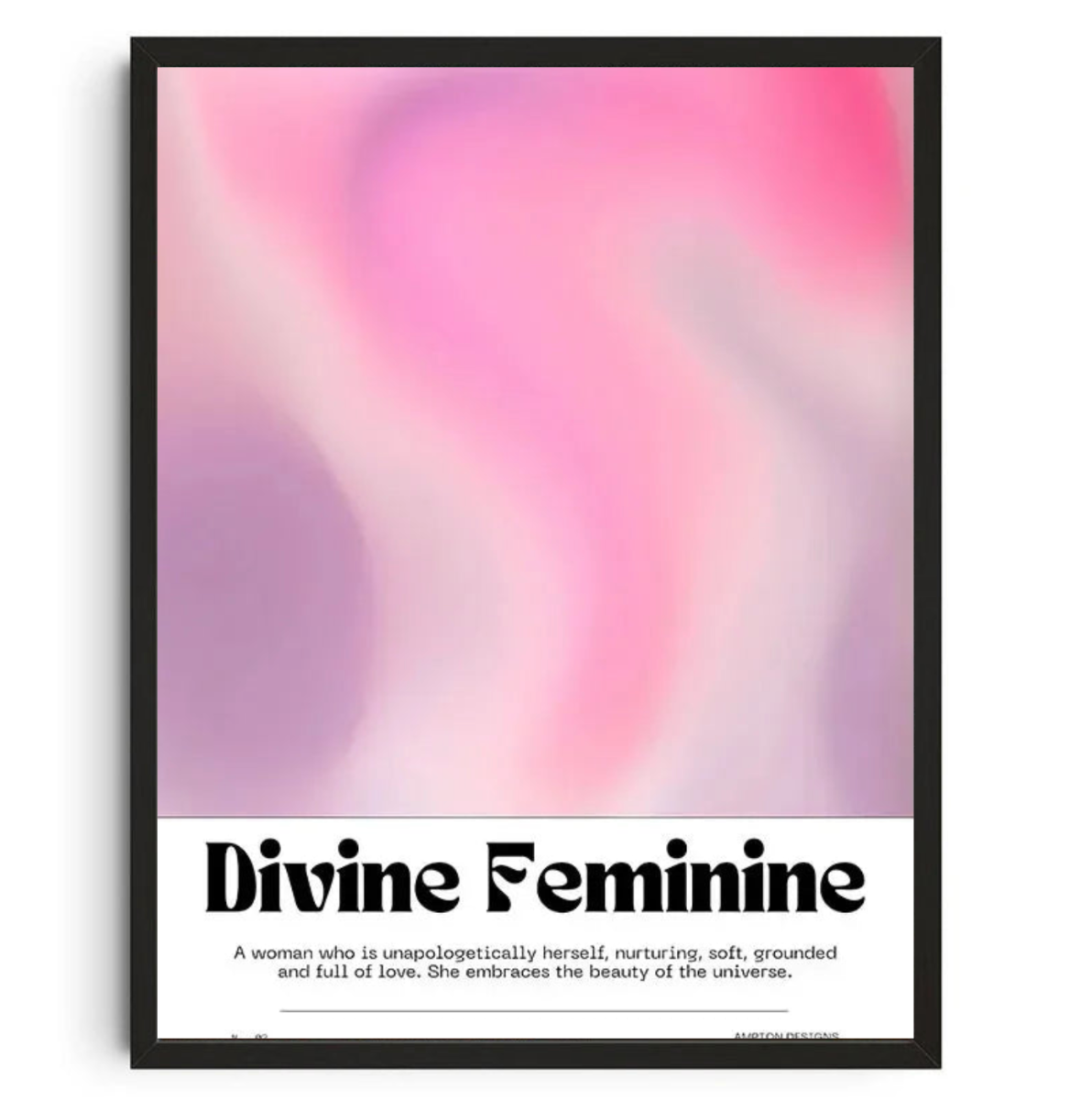 Tableau Féminin Rose et Violet Dégradé