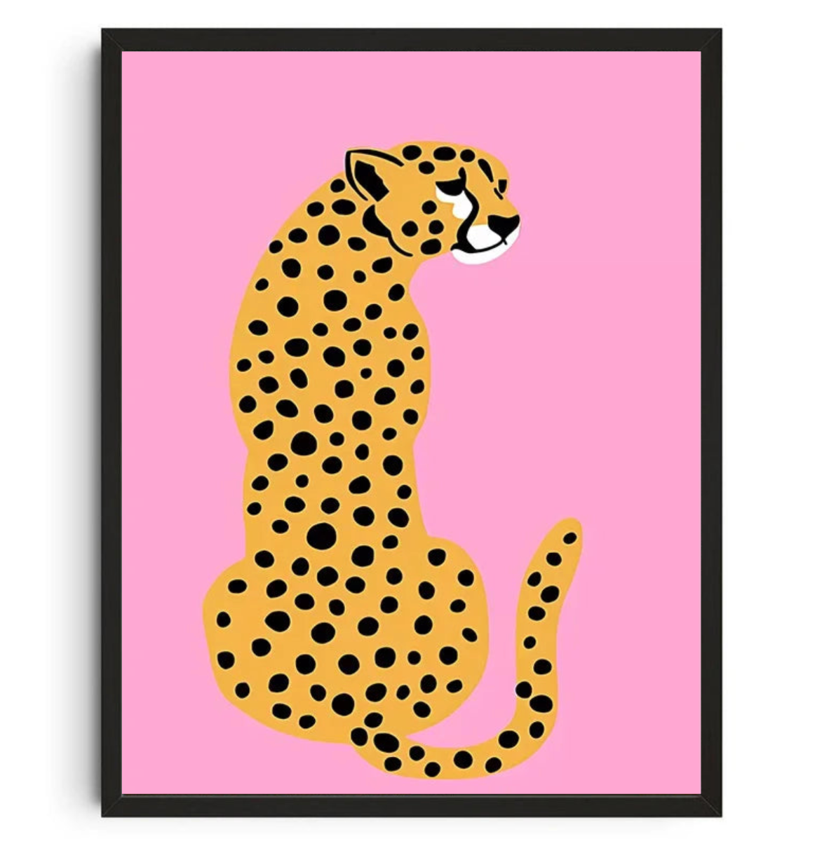 Tableau Rose Moderne Animal