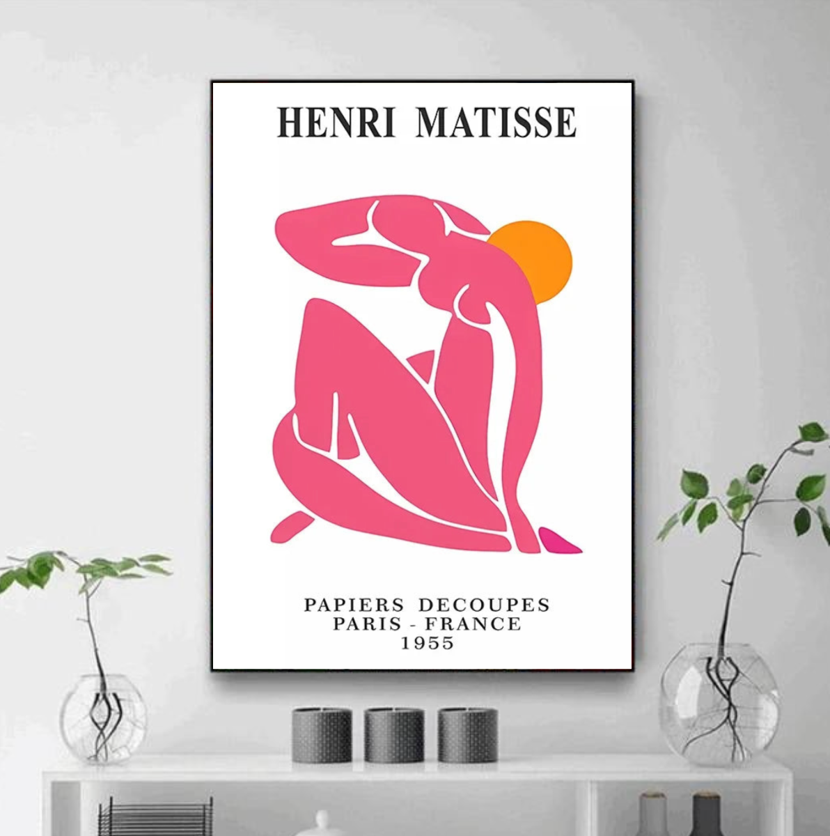 Tableau Henri Matisse Femme Rose