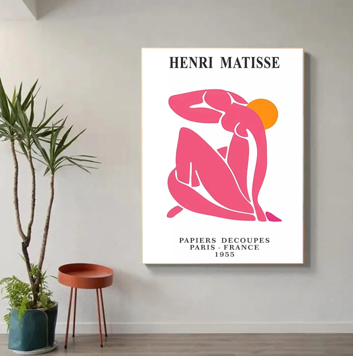 Tableau Henri Matisse Femme Rose