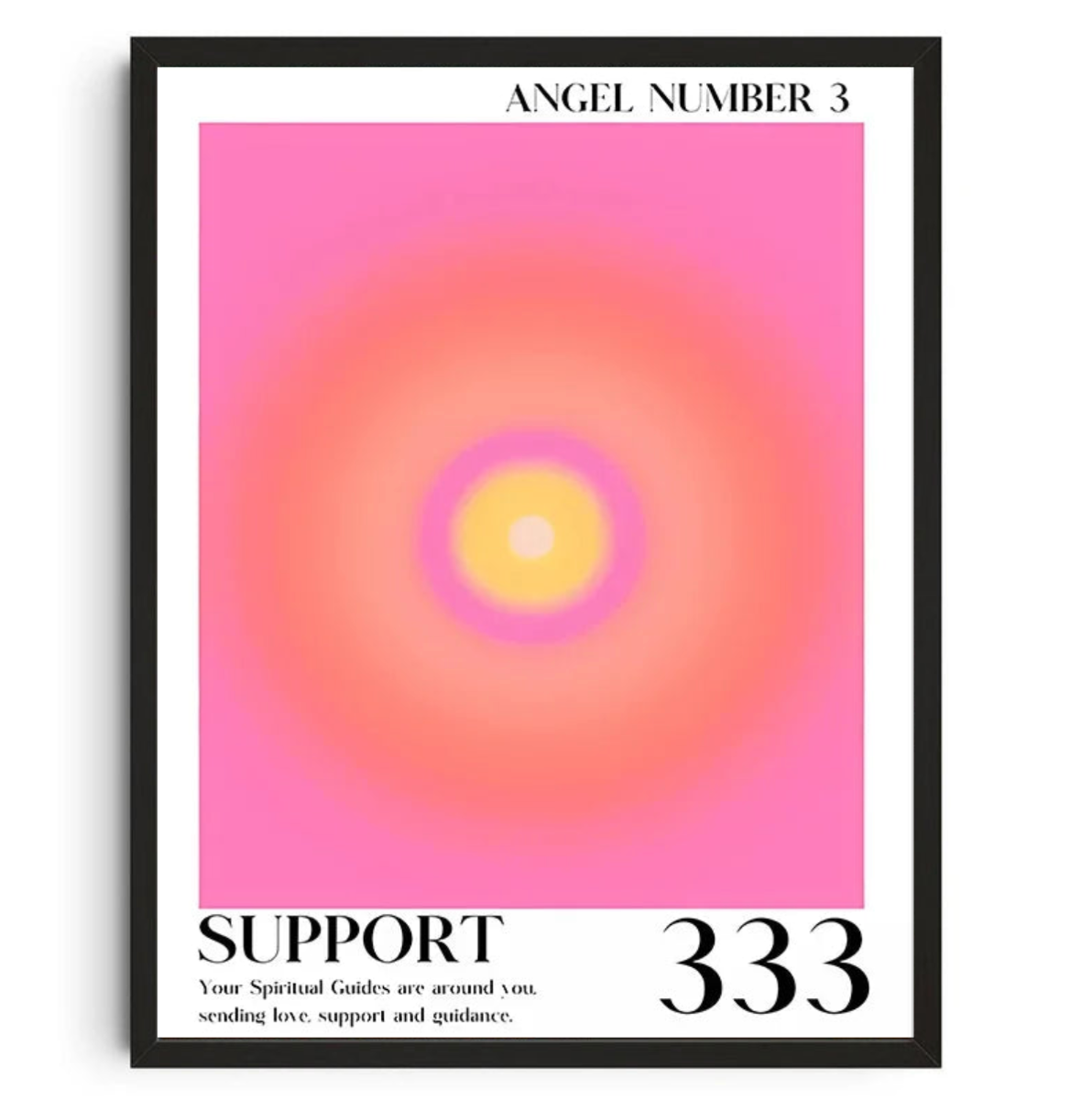 Tableau Énergie Dégradé Rose