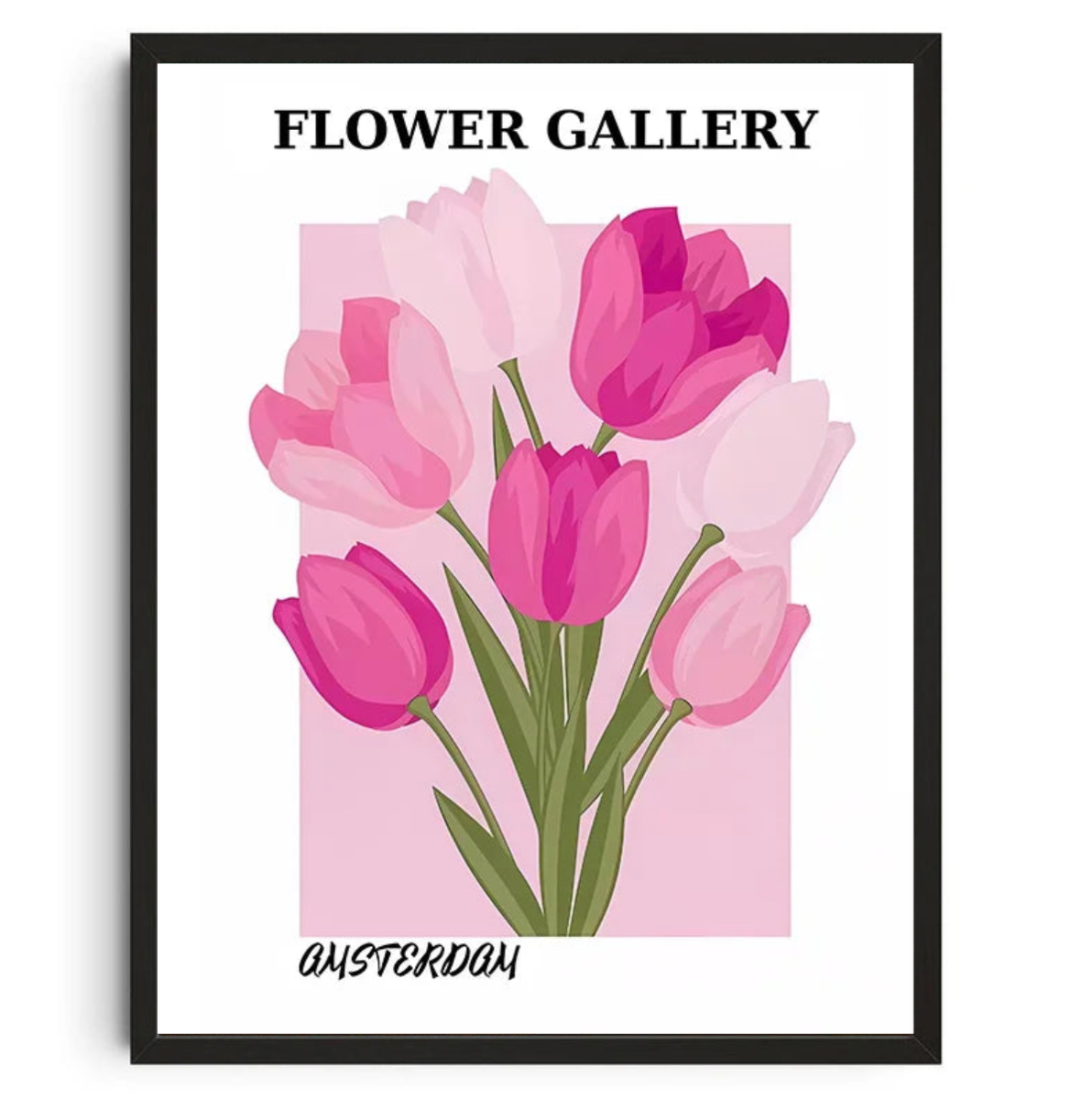 Tableau Bouquet de Rose Moderne