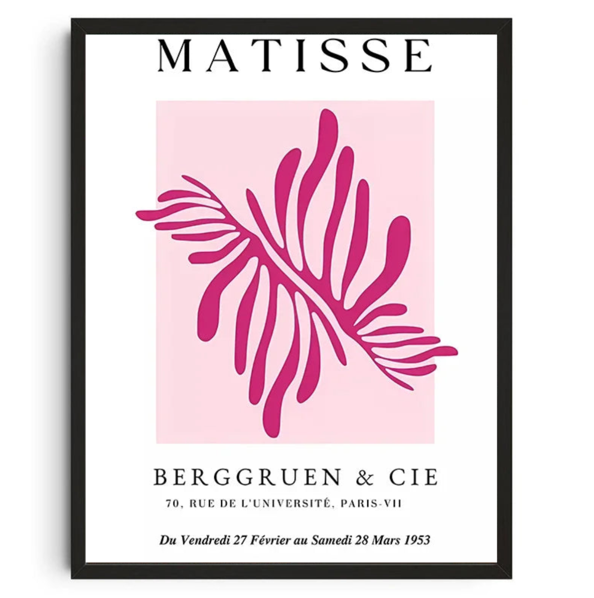Tableau Rose Fleur Moderne