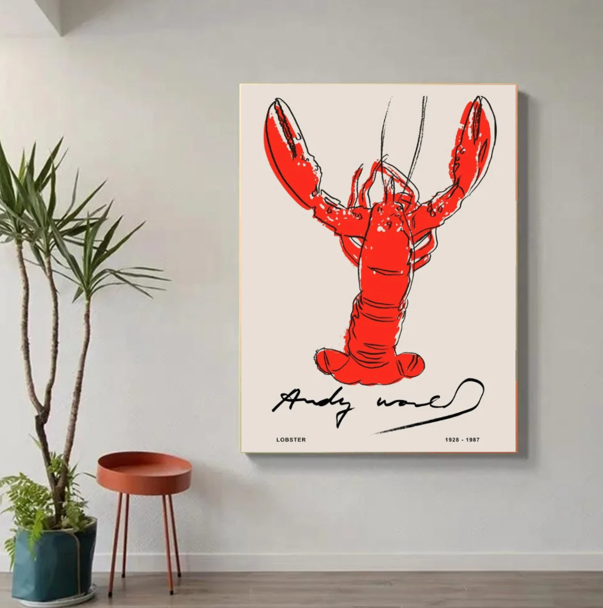 Tableau Déco Homard Peinture