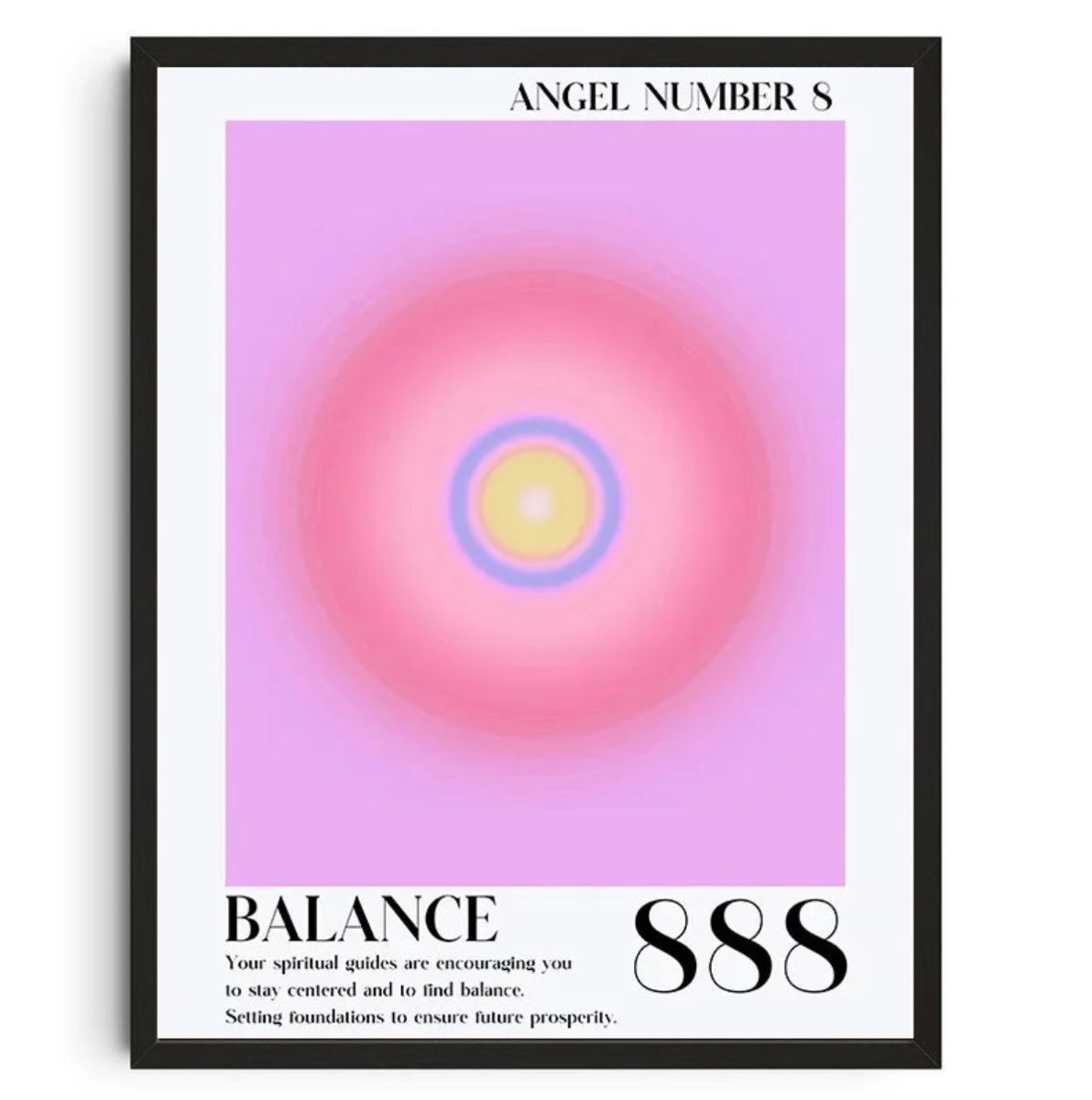 Tableau Rose Dégradé Rond