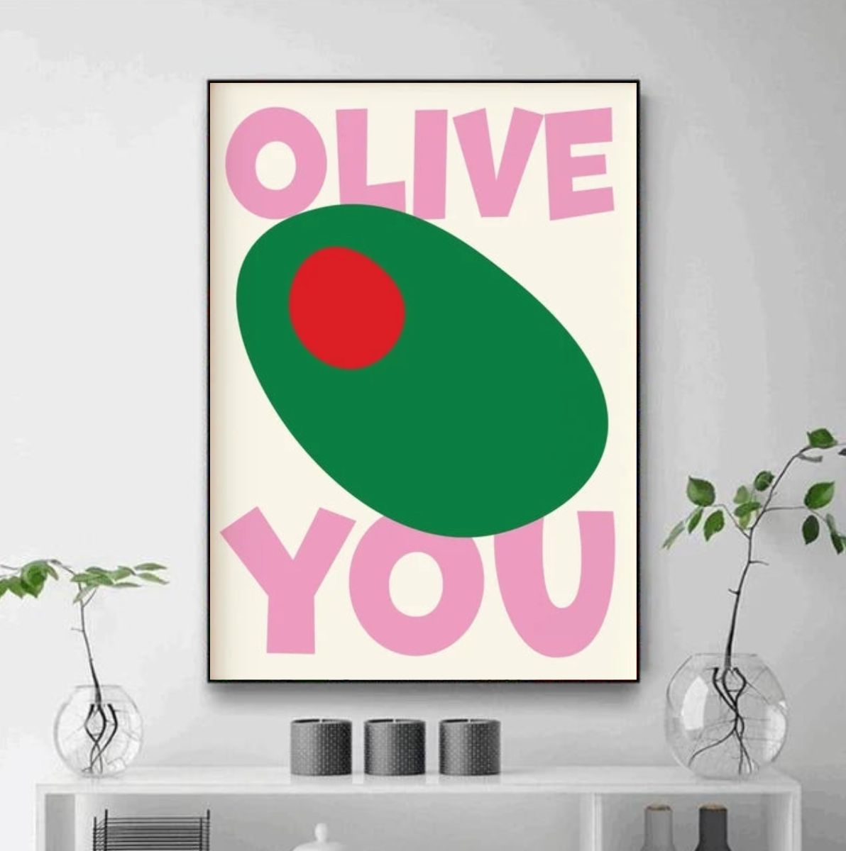 Tableau Olive Moderne