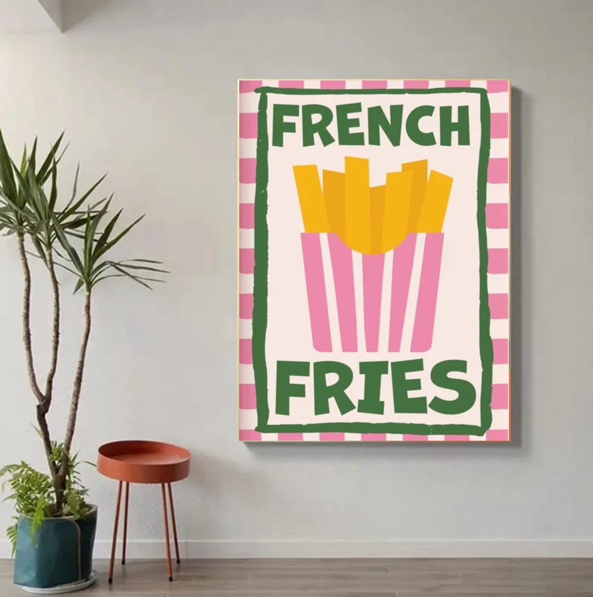 Tableau Déco Restaurant French Fries