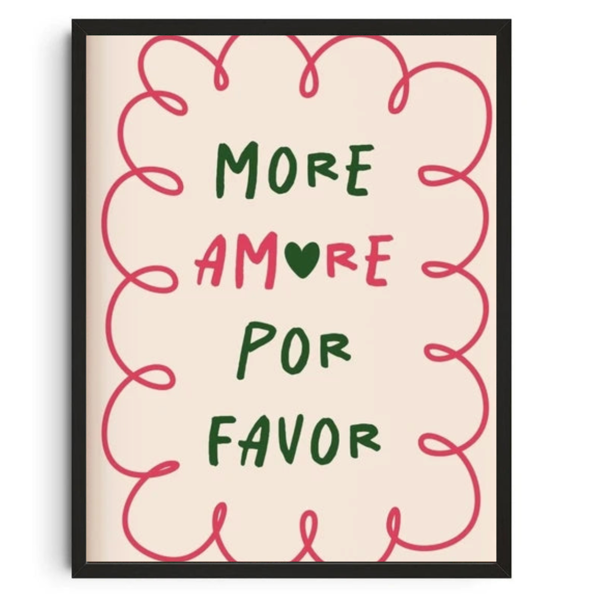 Tableau Déco Phrase D'amour More Amore