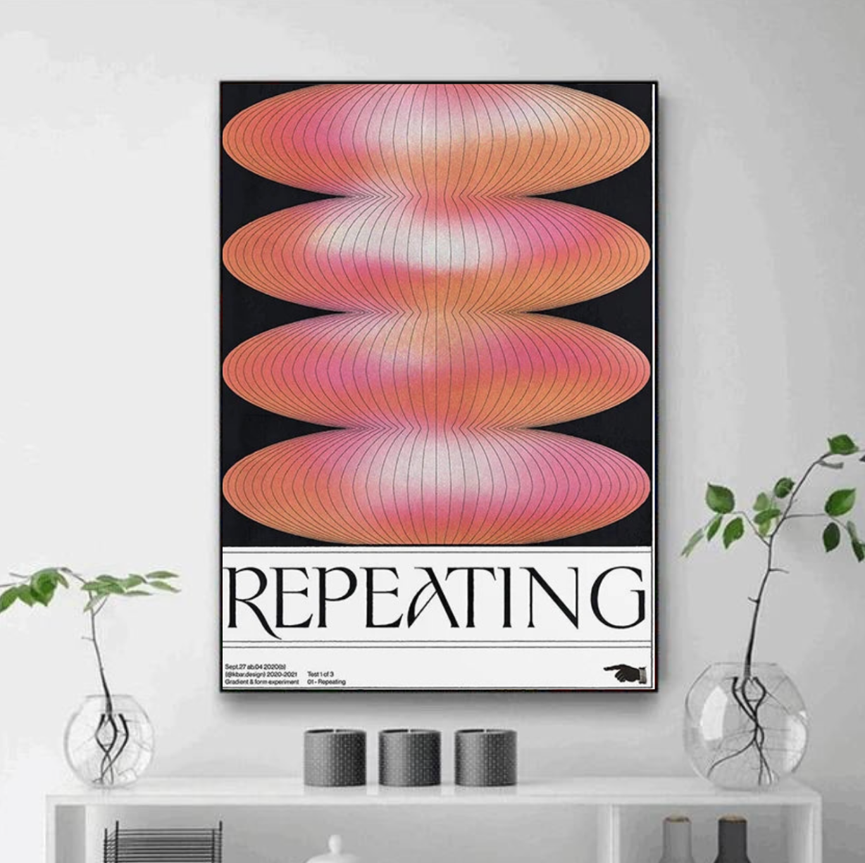 Tableau Moderne Énergie Formes