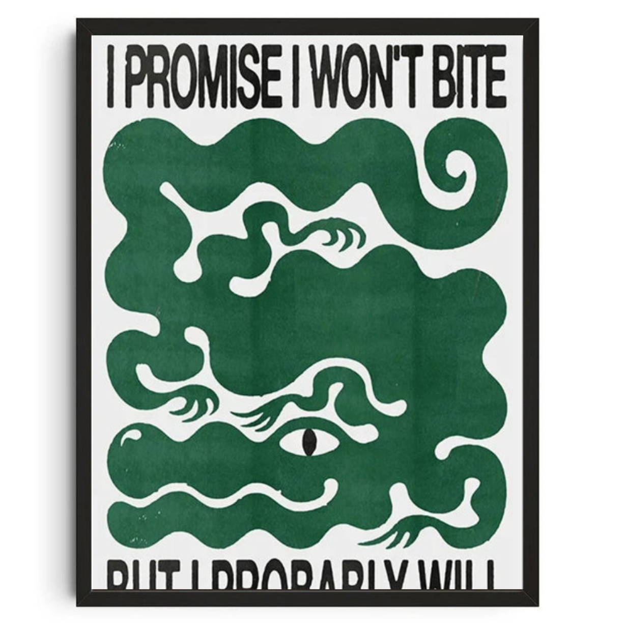 Tableau Moderne Dragon Vert