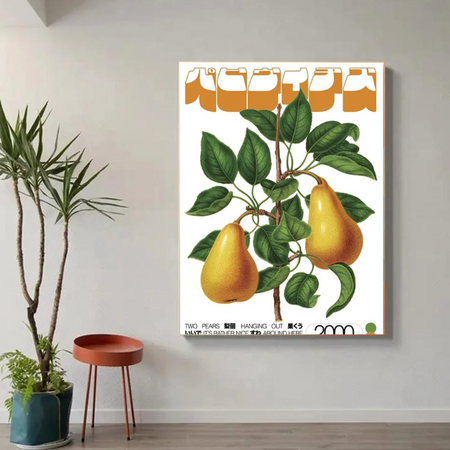 Tableau Fruits Poires Déco