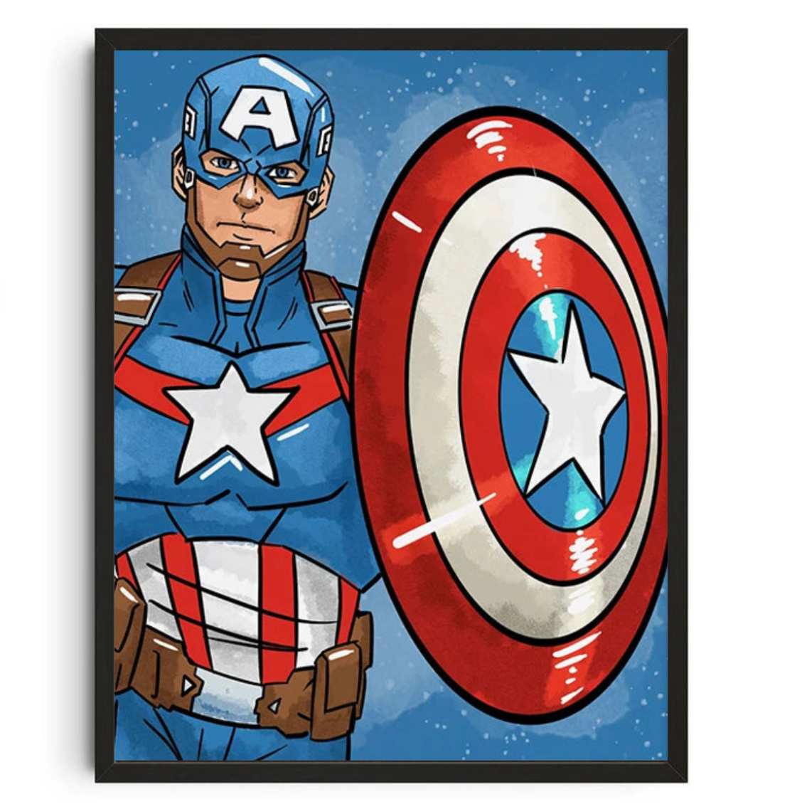 Tableau Captaine America Bouclier