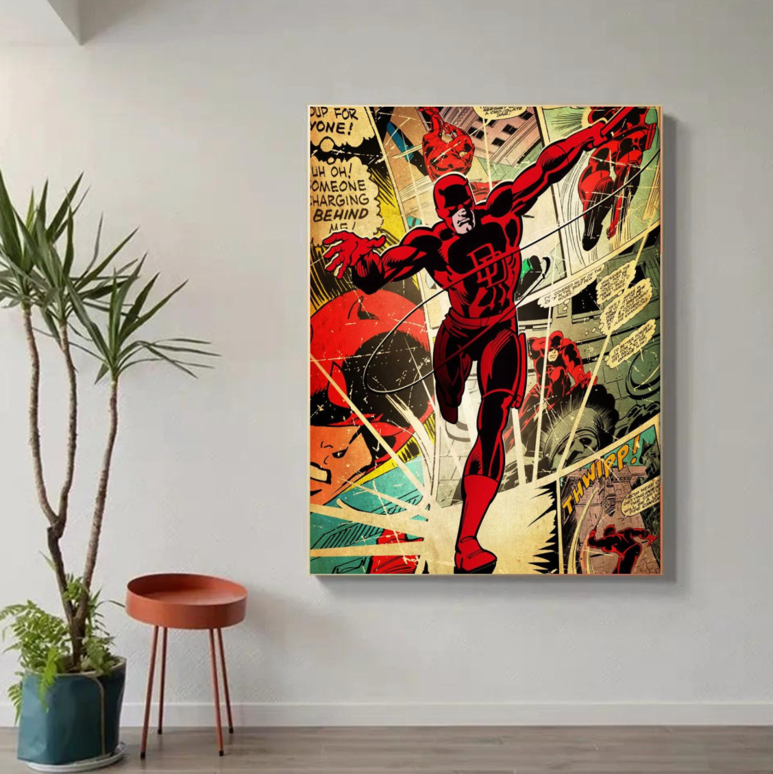 Tableau Dardevil Rétro Marvel