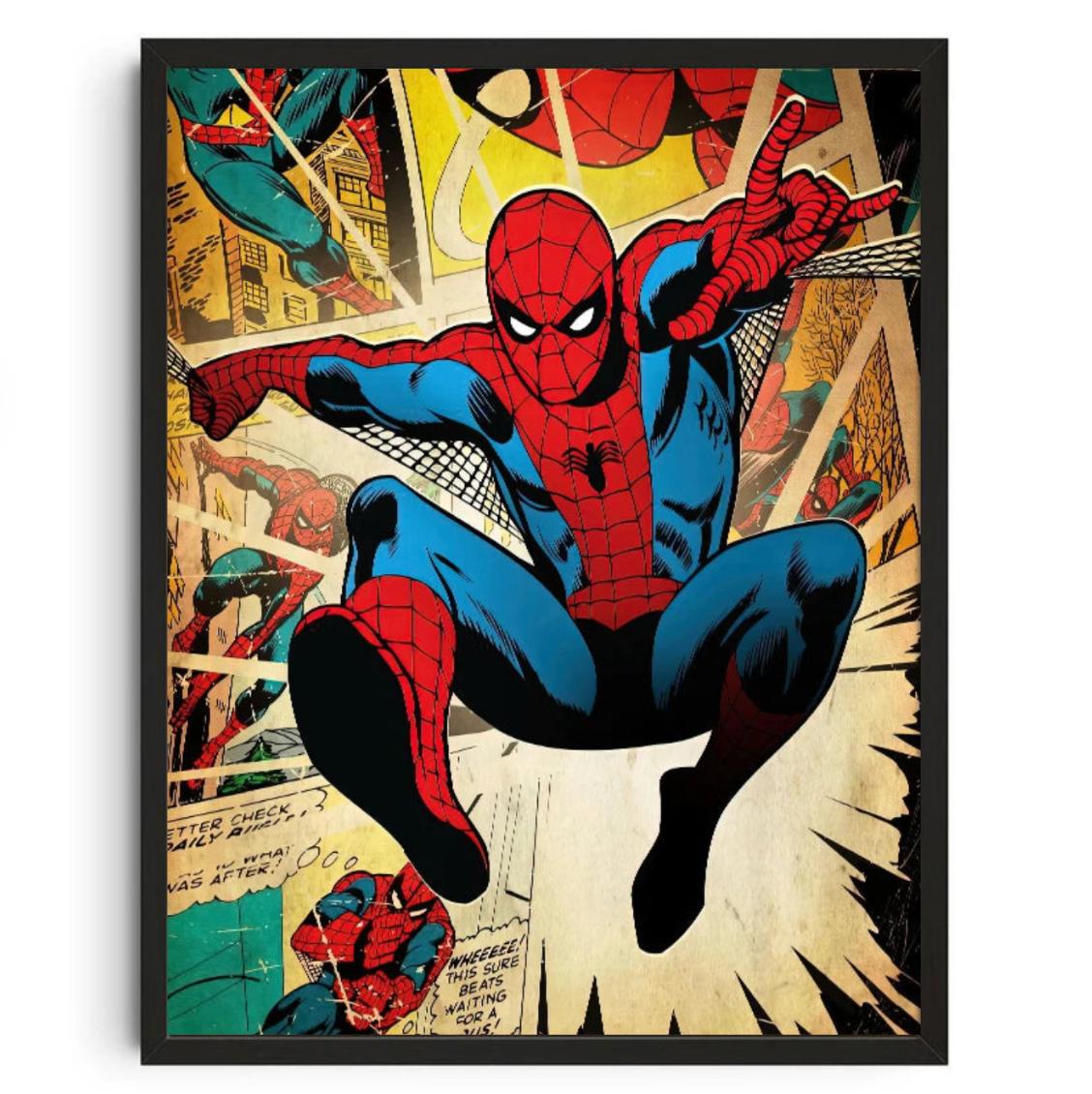 Tableau Spiderman Pop Art