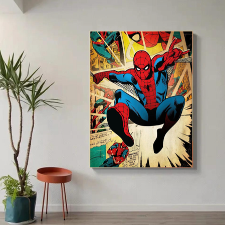 Tableau Spiderman Pop Art
