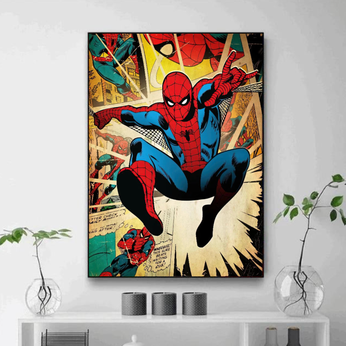 Tableau Spiderman Pop Art