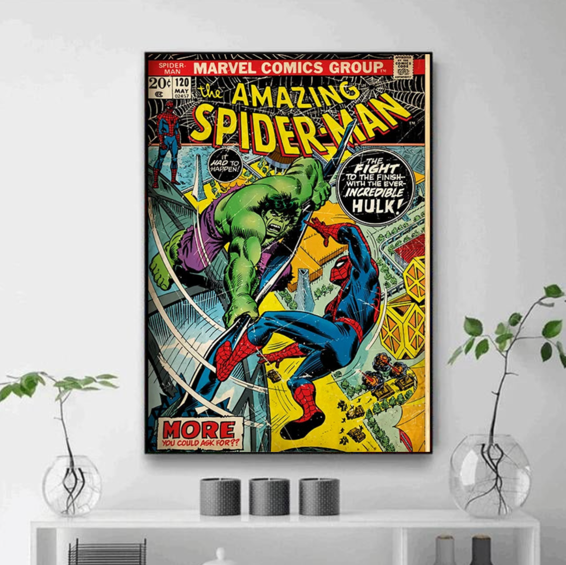 Tableau Avengers Hulk Vintage