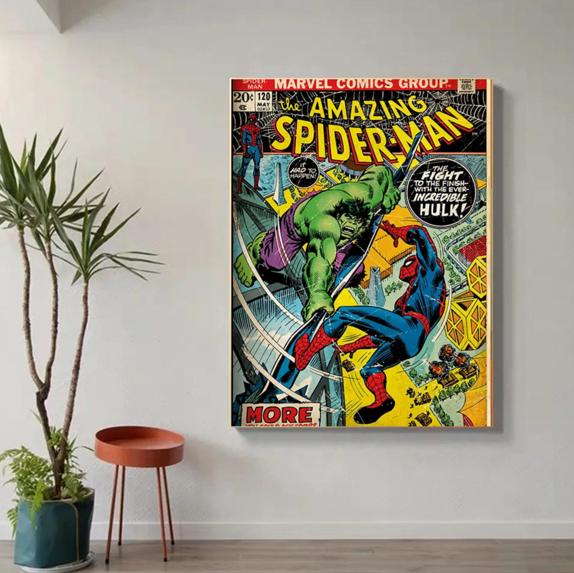 Tableau Avengers Hulk Vintage