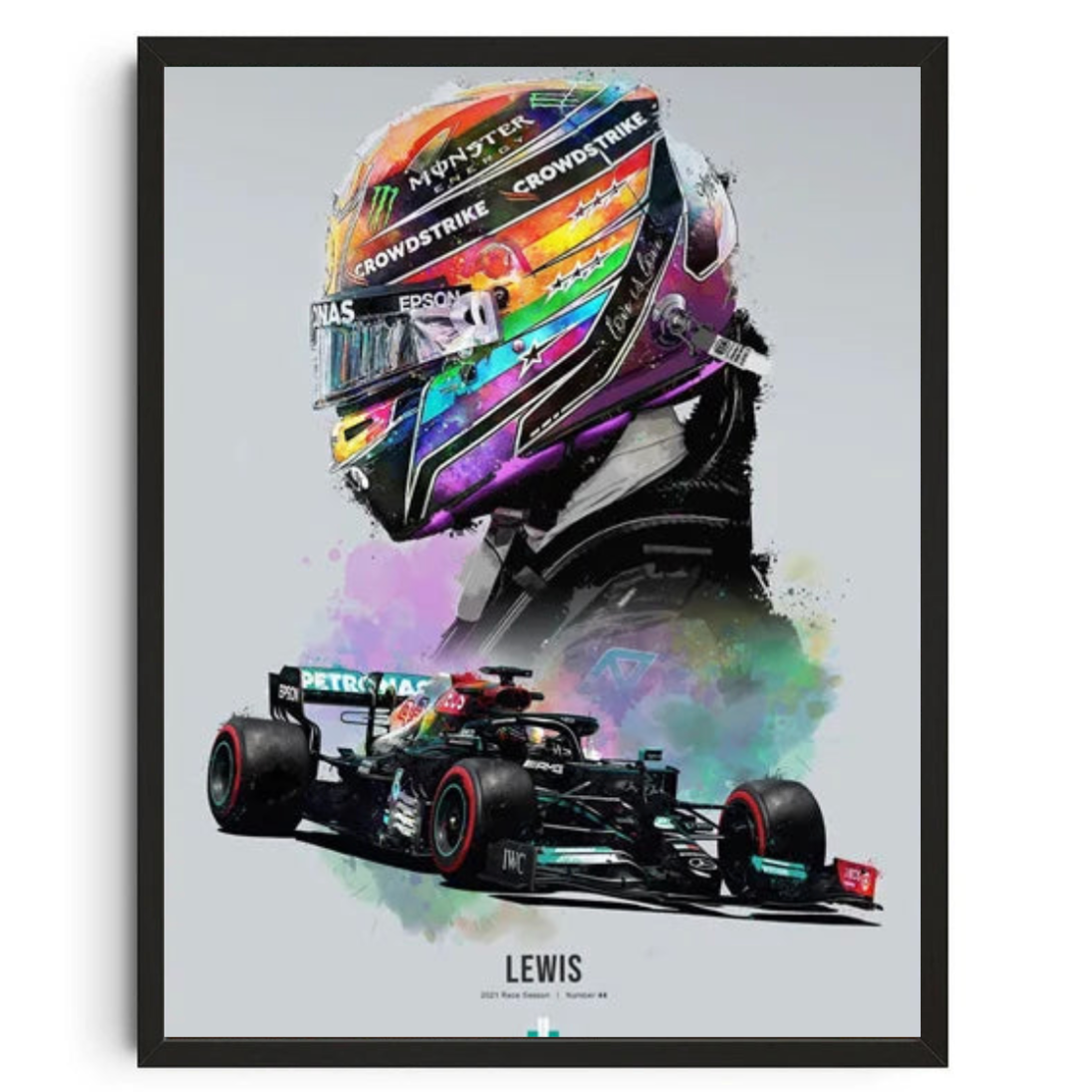 Tableau Formule 1 Lewis Hamilton