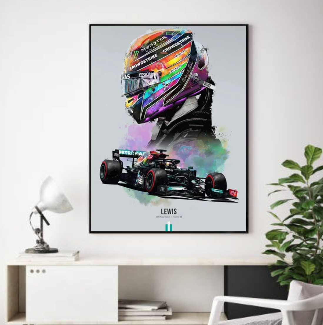 Tableau Formule 1 Lewis Hamilton