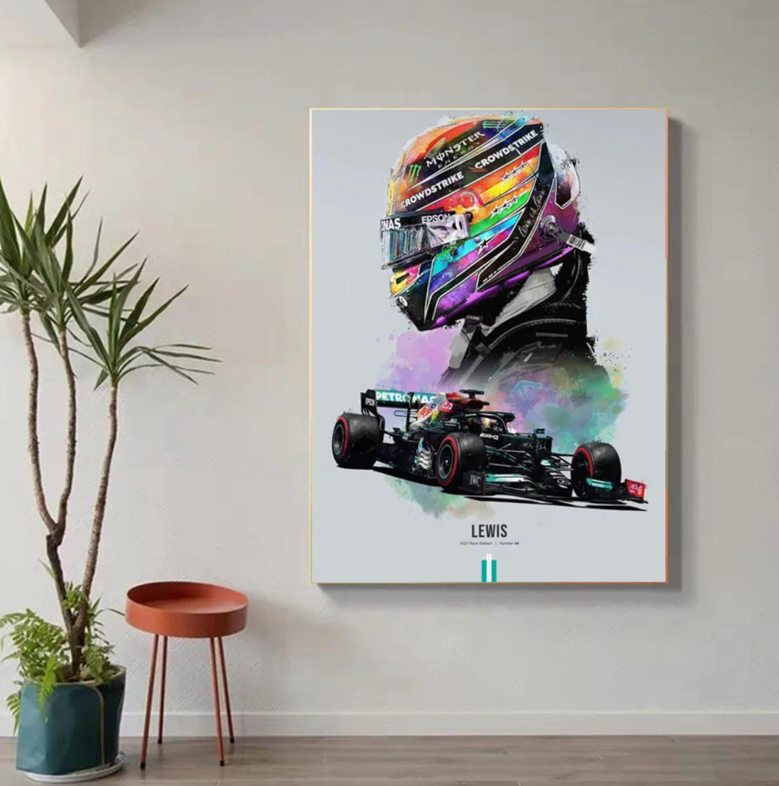 Tableau Formule 1 Lewis Hamilton