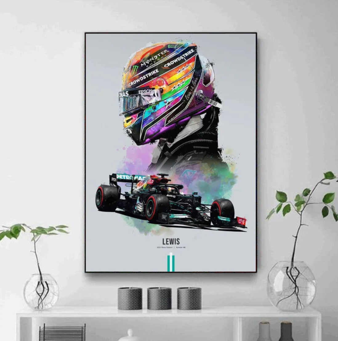 Tableau Formule 1 Lewis Hamilton