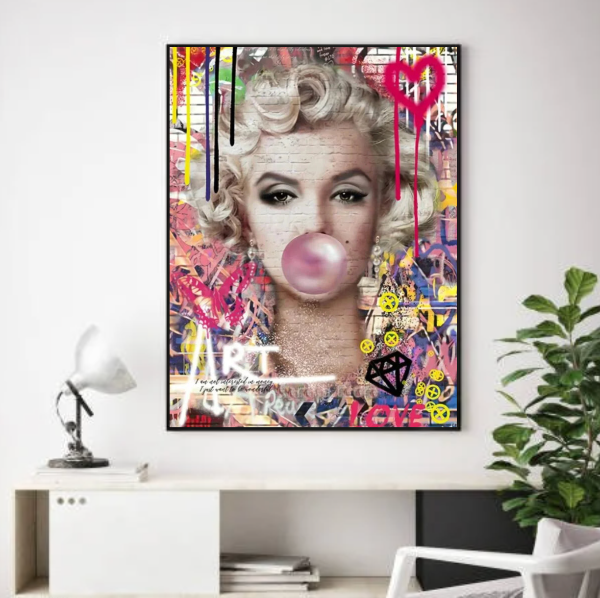 Tableau Marilyn Monroe Blonde Pop Art
