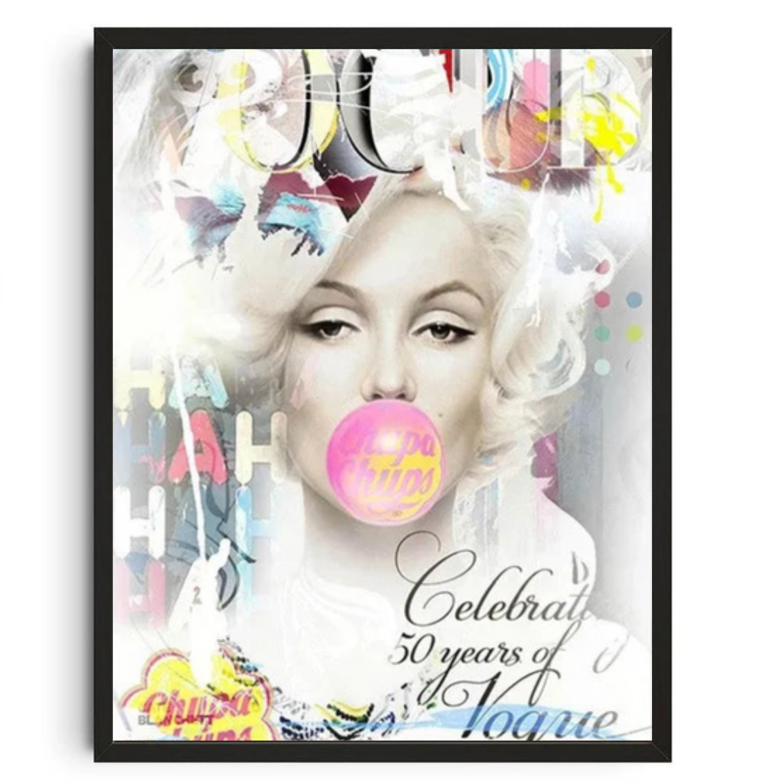Tableau Maryline Monroe Pop Art Vogue