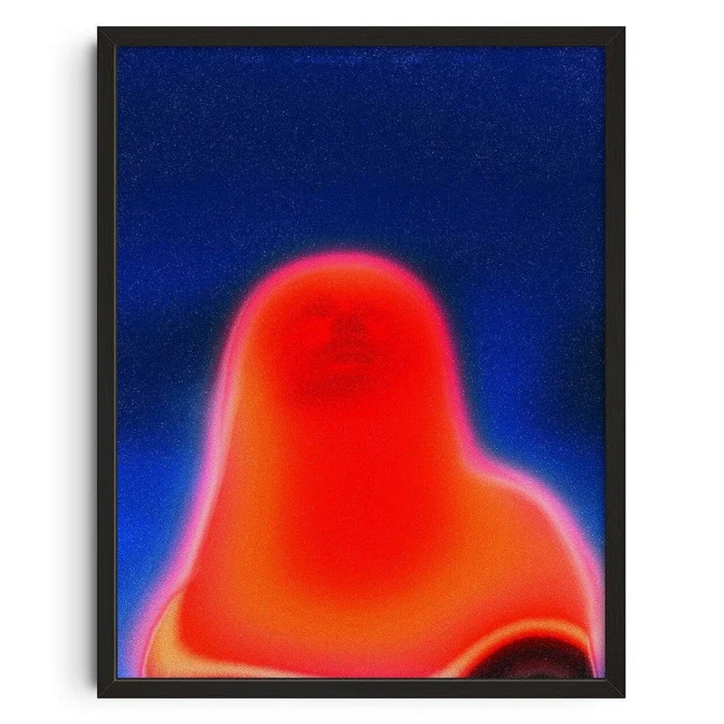 Tableau Energie Rouge et bleu Dégradé