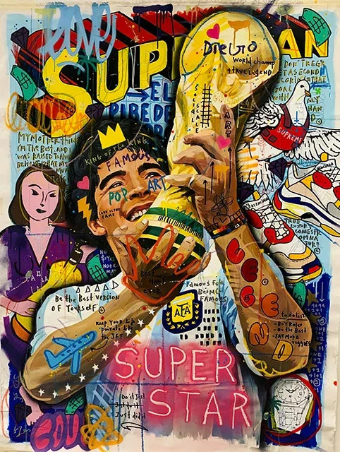 Tableau Maradona Moderne
