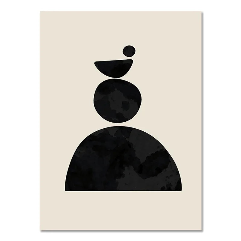 Tableau Arc de Cercle Noir et Blanc