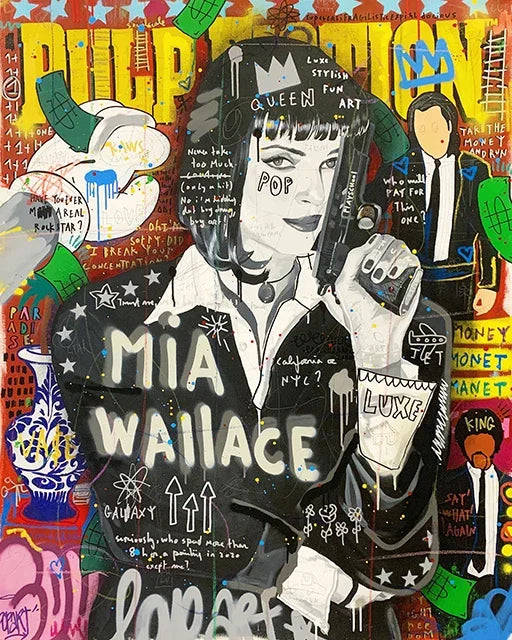 Tableau Pulp Fiction Femme Moderne
