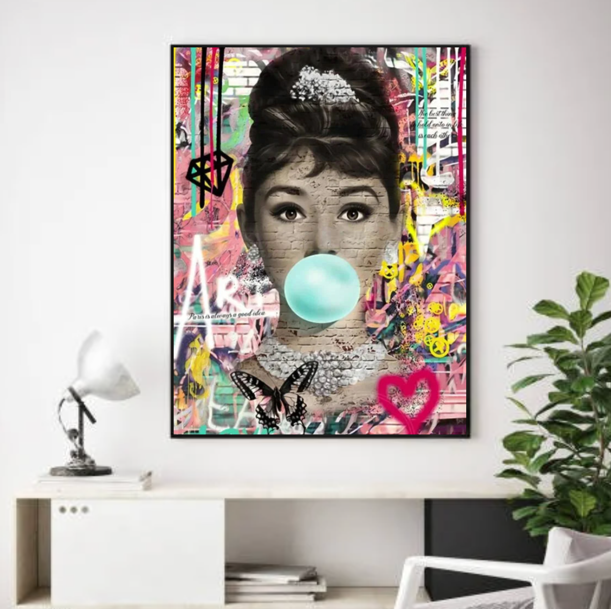 Tableau Audrey Hepburn Rose