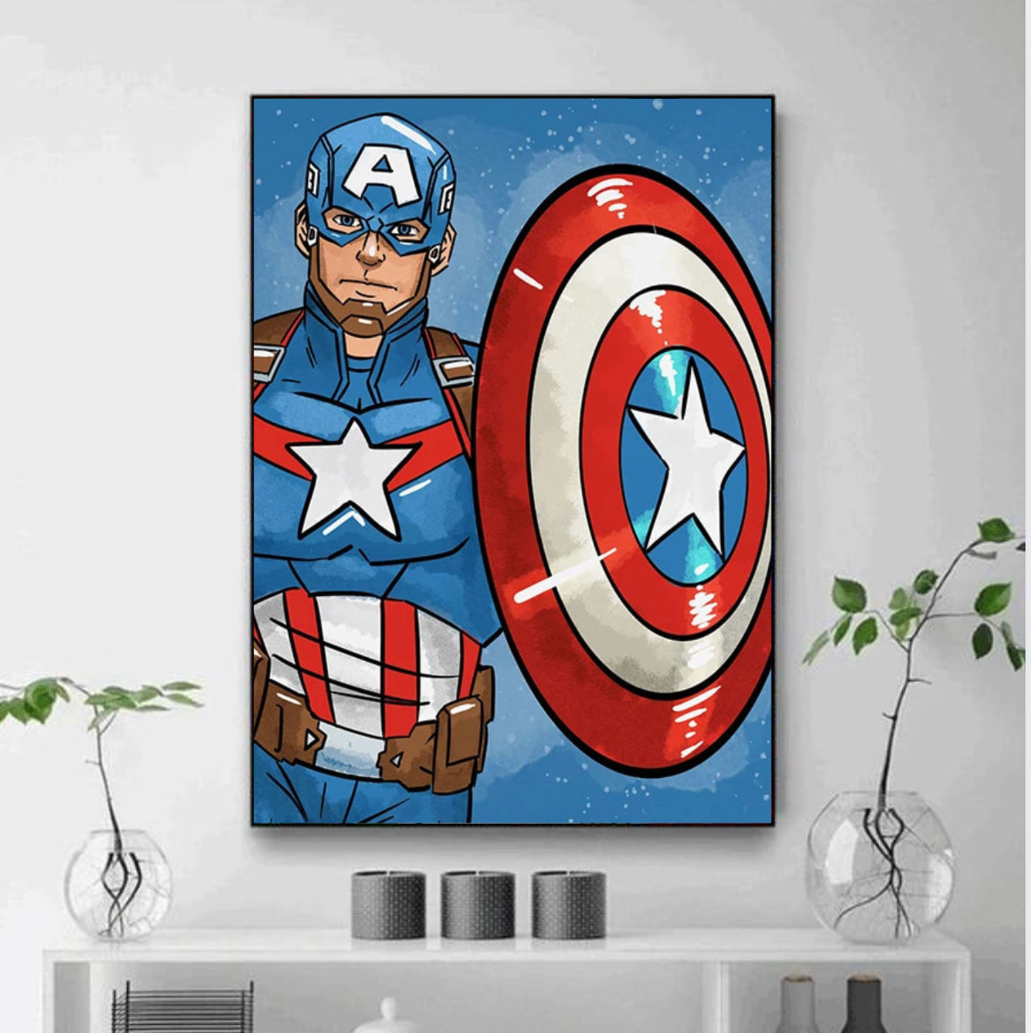 Tableau Captaine America Bouclier