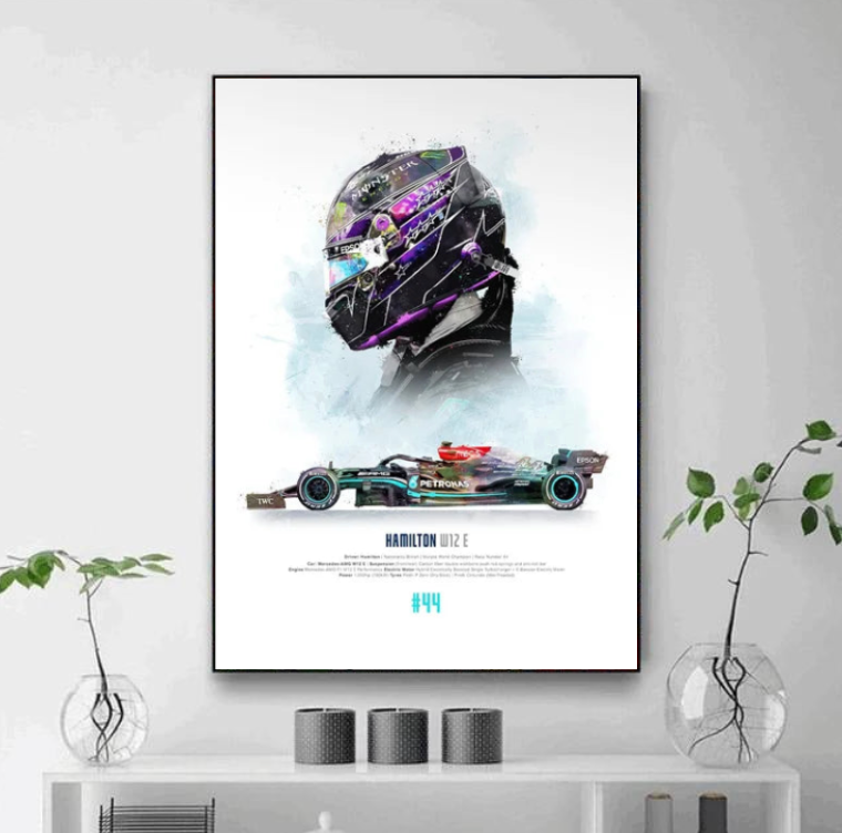 Tableau F1 Coloré déco