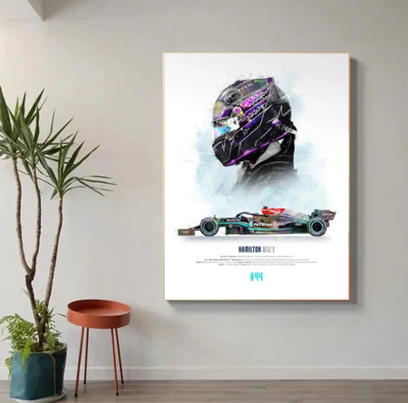 Tableau F1 déco Casque