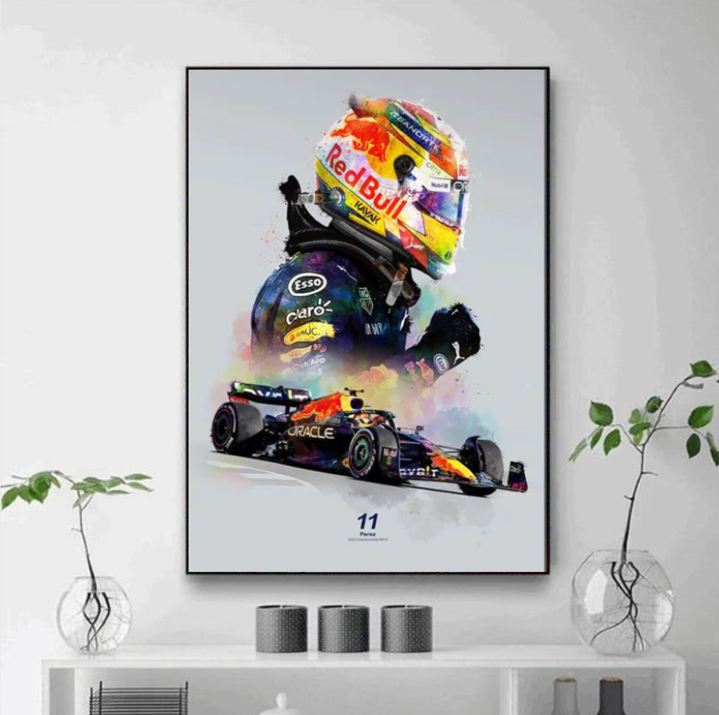 Tableau Formule 1 Red Bull Déco
