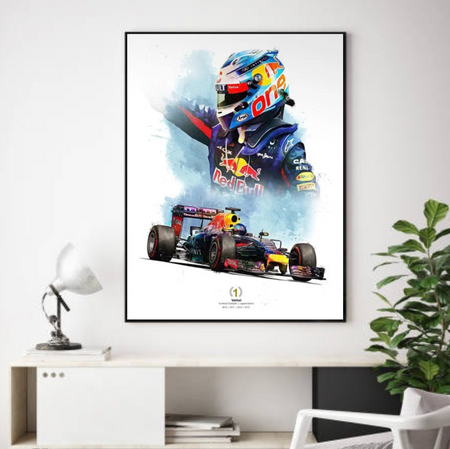 Tableau Formule 1 voiture Déco