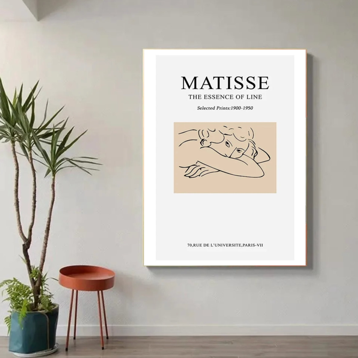 Tableau Henri Matisse Noir et blanc