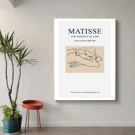 Tableau Henri Matisse Noir et blanc