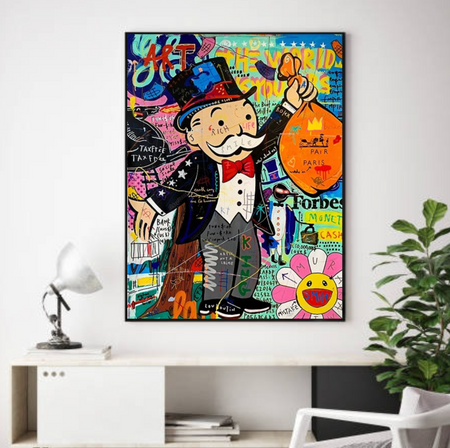 Tableau Monopoly Alec Colore Hermes