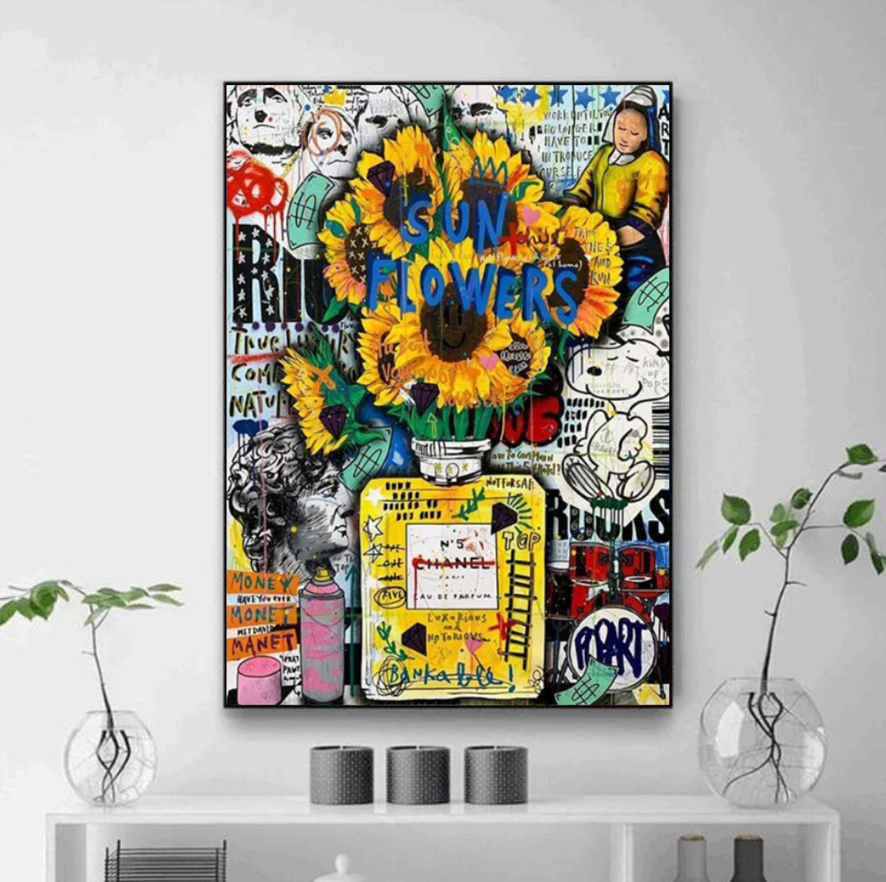  Tableau Parfum Chanel numéro 5  