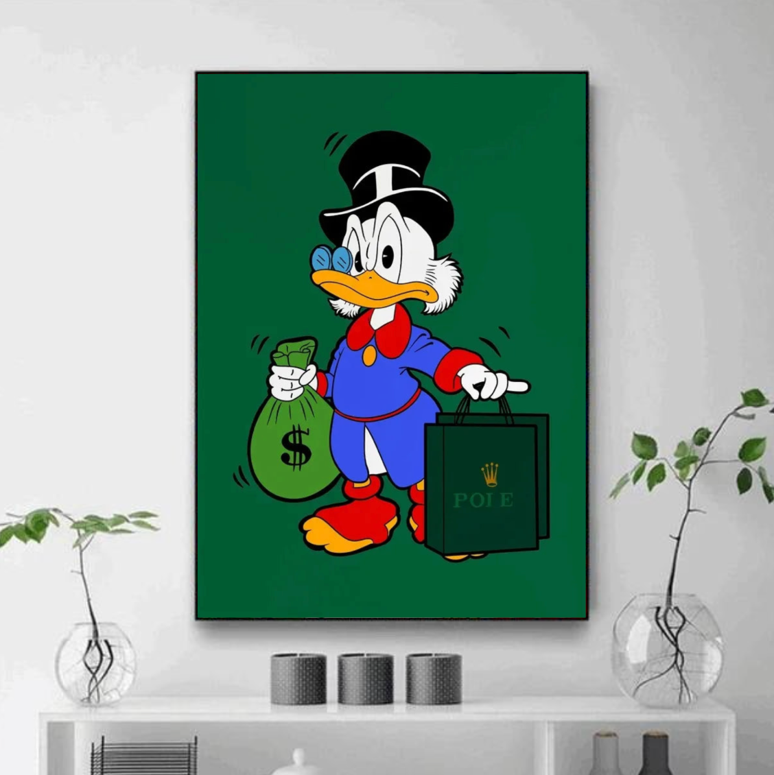 Tableau Picsou Canard Luxe